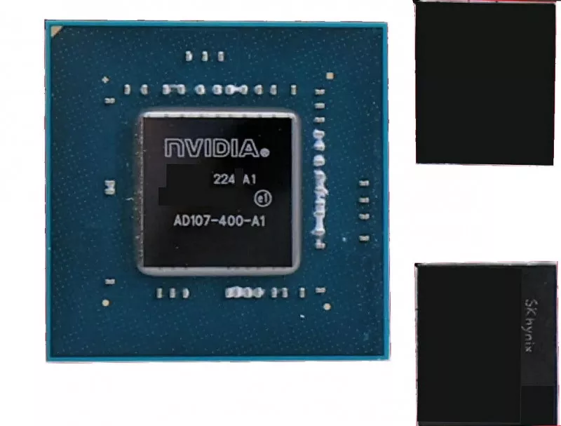 Графический процессор AD107 для GeForce RTX 4060 отметился на фото